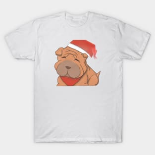 Cute Shar Pei Drawing T-Shirt